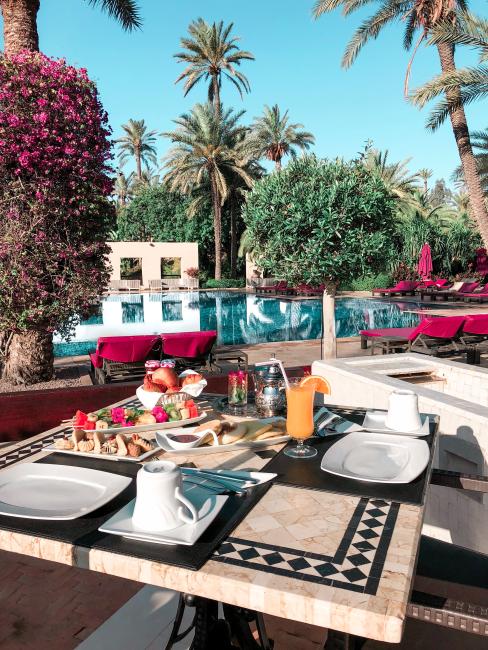 Poolside Table